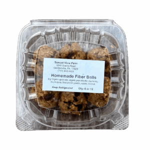 organic homemade fiber balls