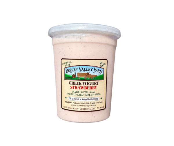 organic yogurt strawberry