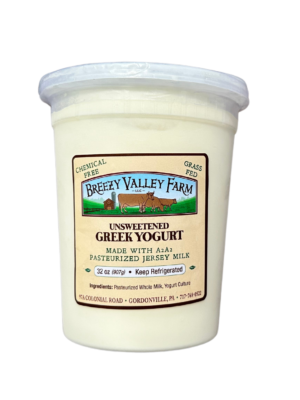 unsweetened organic yogurt