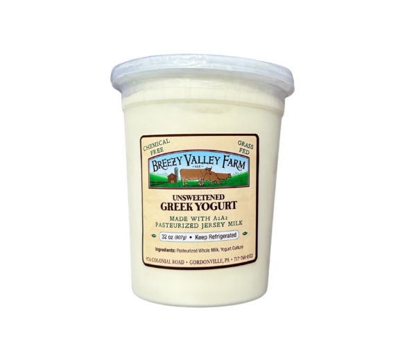 unsweetened organic yogurt