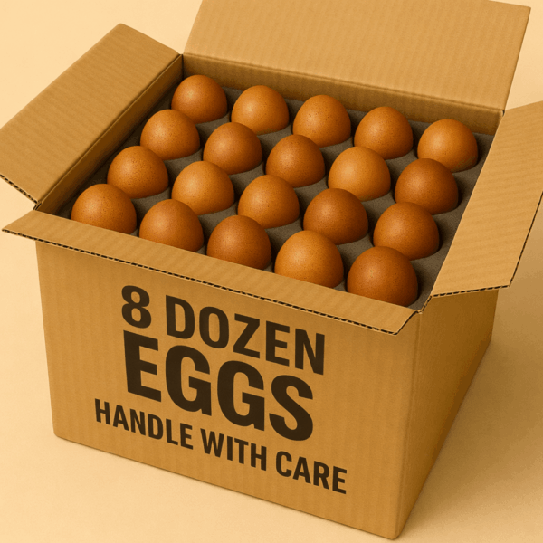8 Dozen Eggs Bundle Gmo Corn Soy Free Pastured Eggs